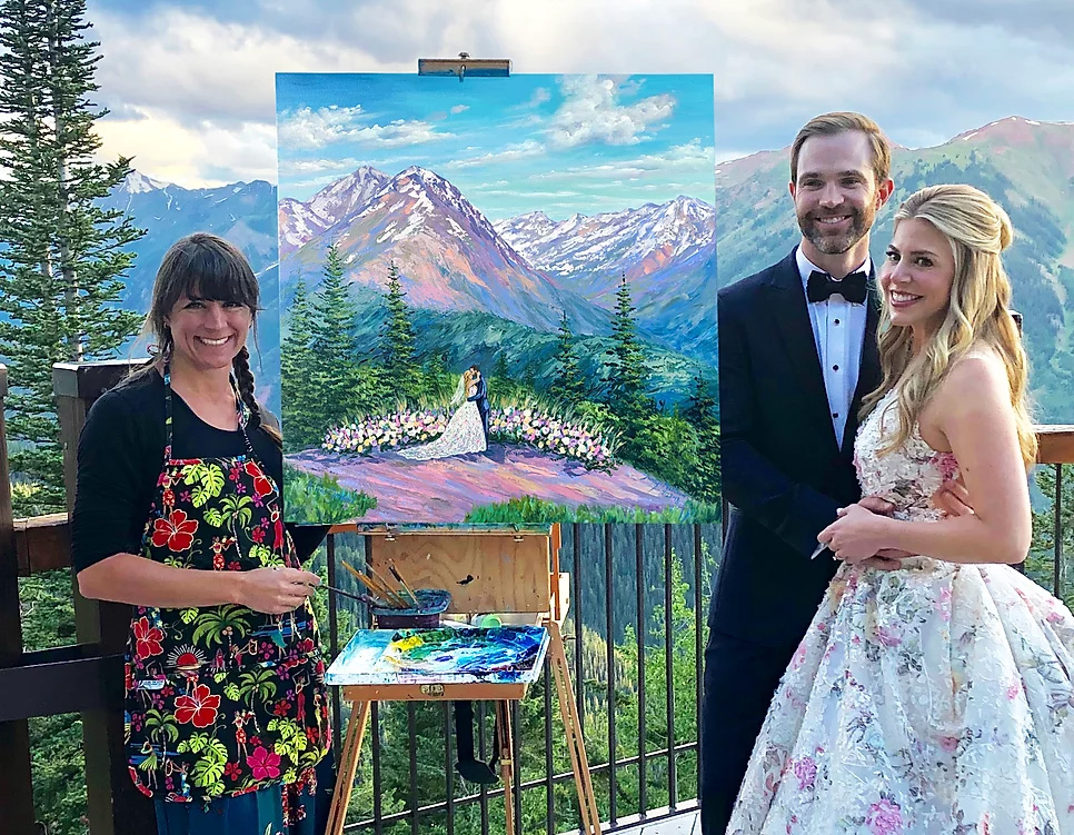 Colorado Live Wedding Painter